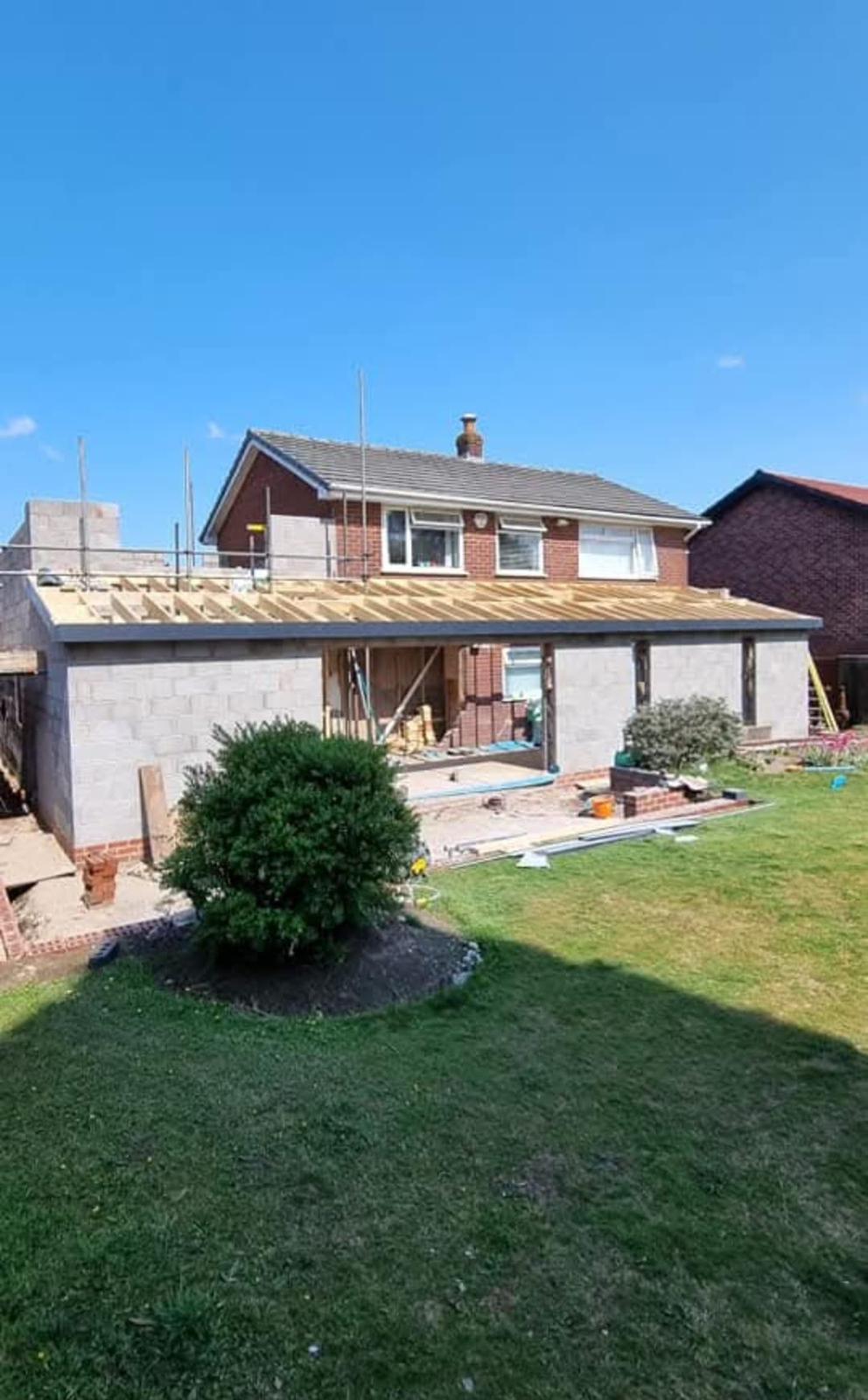 Stage 2 — scaffolding and strip-out